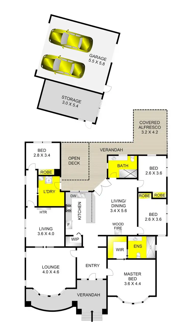Floorplan of Homely house listing, 28 George Street, Belmont VIC 3216