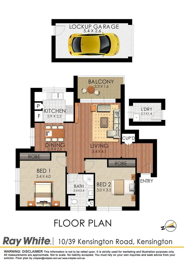 Floorplan of Homely apartment listing, 10/39 Kensington Road, Kensington NSW 2033