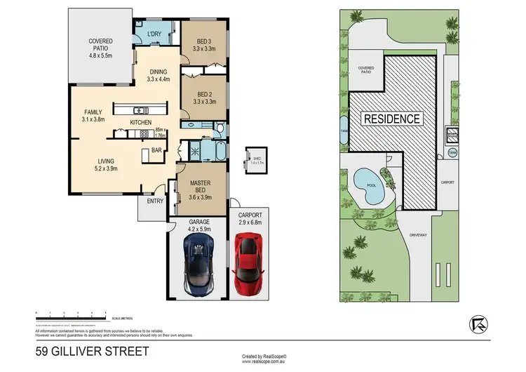 Floorplan of Homely house listing, 59 Gilliver Street, Mount Gravatt East QLD 4122