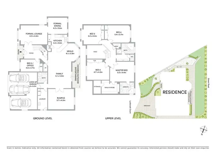 Floorplan of Homely house listing, 5 Lynbrook Court, Castle Hill NSW 2154