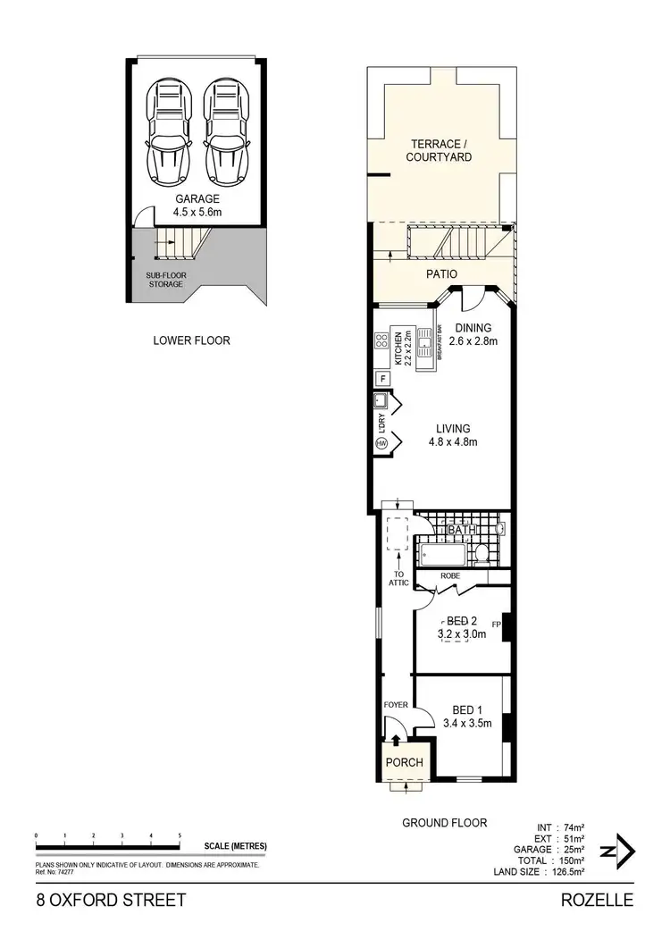 Floorplan of Homely house listing, 8 Oxford Street, Rozelle NSW 2039