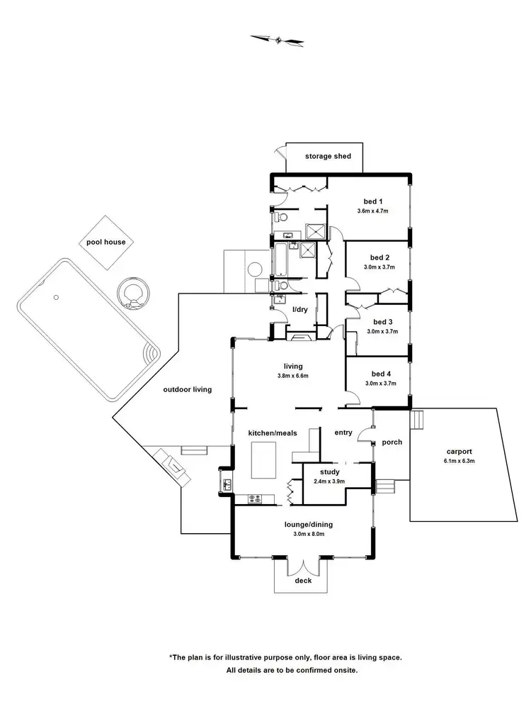 Floorplan of Homely house listing, 11 Penrith Court, Berwick VIC 3806