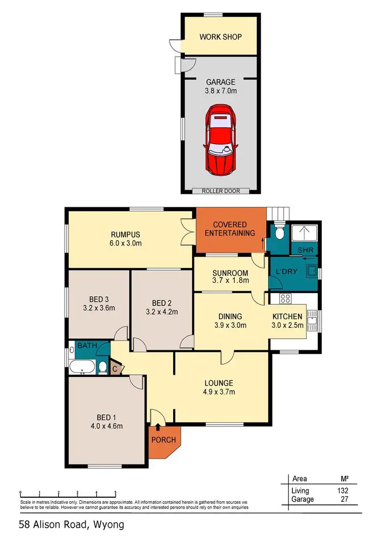 Floorplan of Homely house listing, 58 Alison Road, Wyong NSW 2259