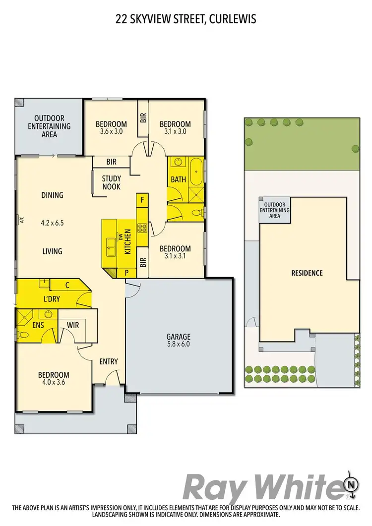 Floorplan of Homely house listing, 22 Skyview Street, Curlewis VIC 3222