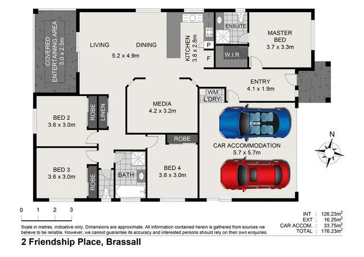Floorplan of Homely house listing, 2 Friendship Place, Brassall QLD 4305