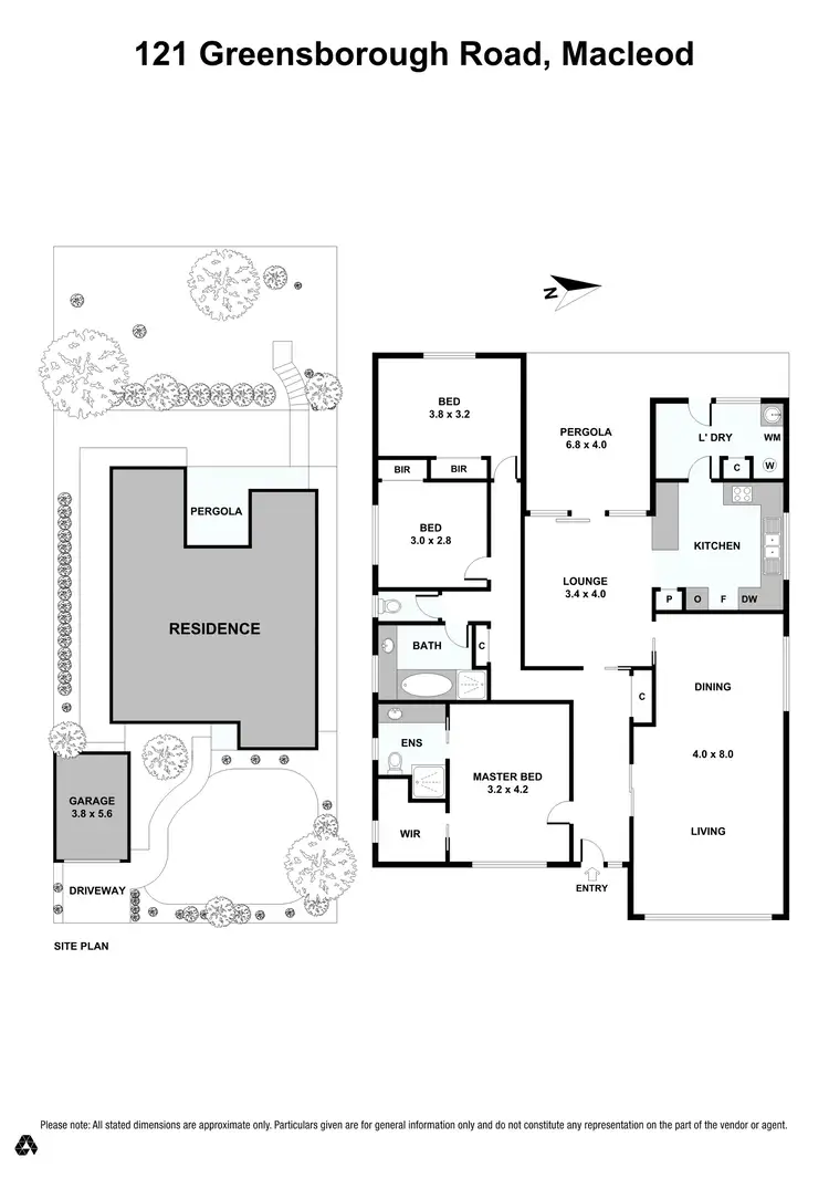 Floorplan of Homely house listing, 121 Greensborough Road, Macleod VIC 3085