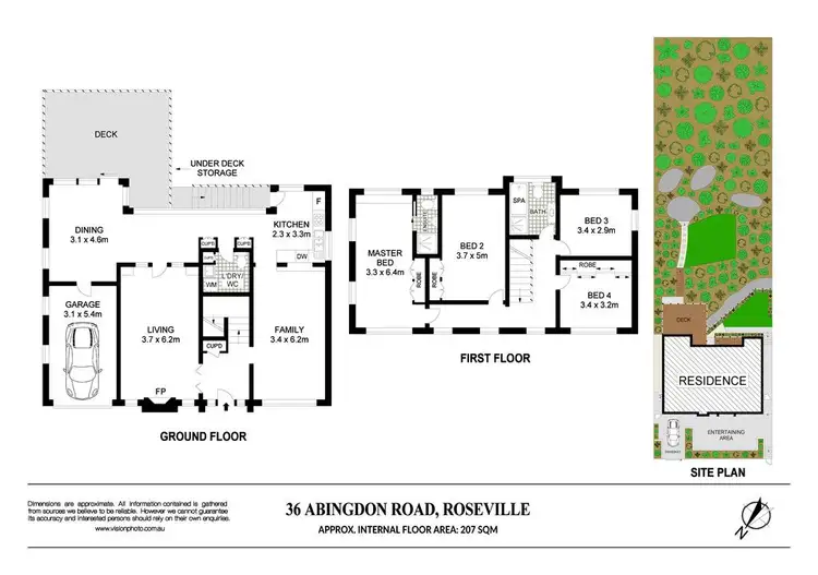Floorplan of Homely house listing, 36 Abingdon Road, Roseville NSW 2069