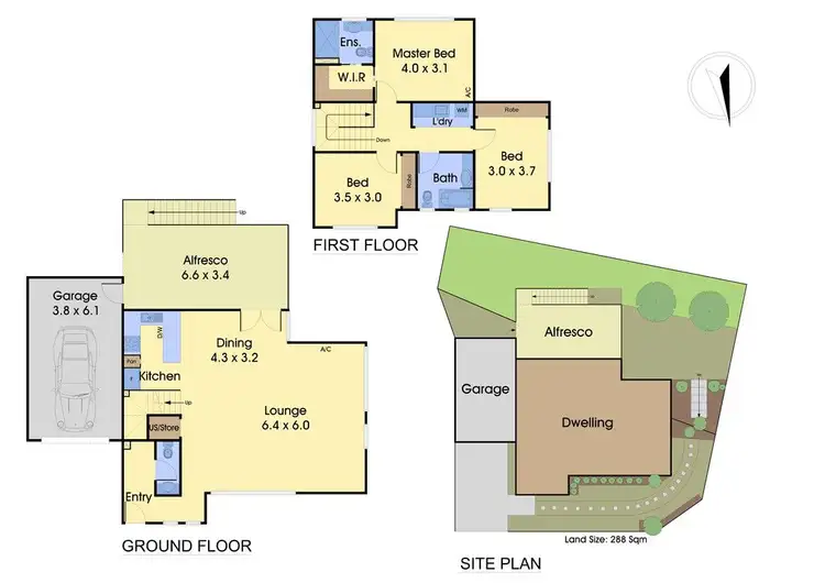 Floorplan of Homely house listing, 14 Rivergum Close, Diamond Creek VIC 3089