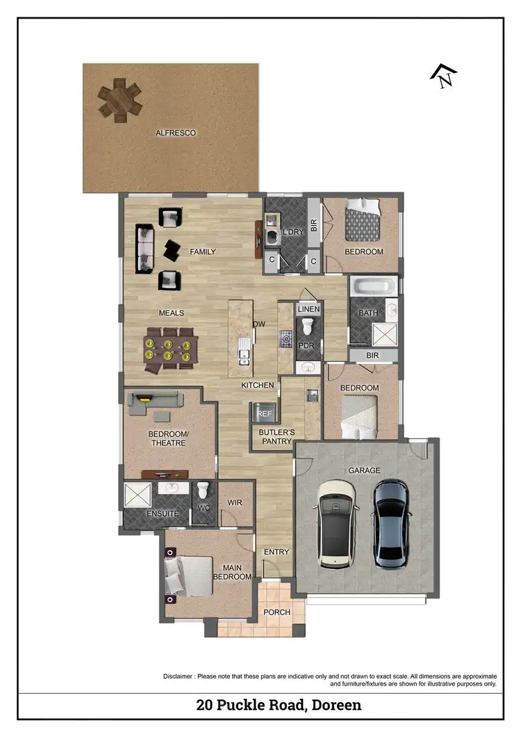 Floorplan of Homely house listing, 20 Puckle Road, Doreen VIC 3754
