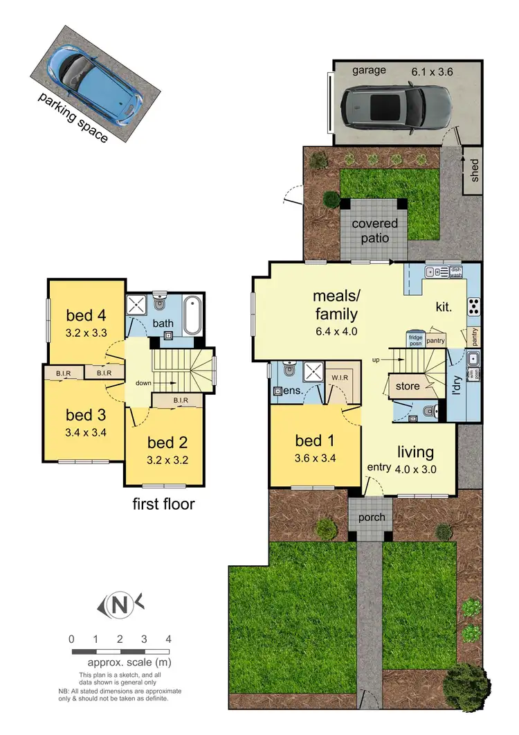 Floorplan of Homely townhouse listing, 3/330 Huntingdale Road, Oakleigh South VIC 3167