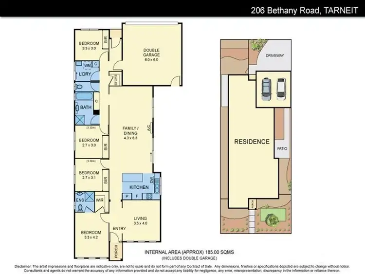 Floorplan of Homely house listing, 206 Bethany Road, Tarneit VIC 3029