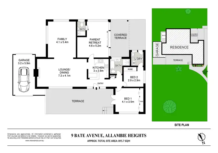 Floorplan of Homely house listing, 9 Bate Avenue, Allambie Heights NSW 2100