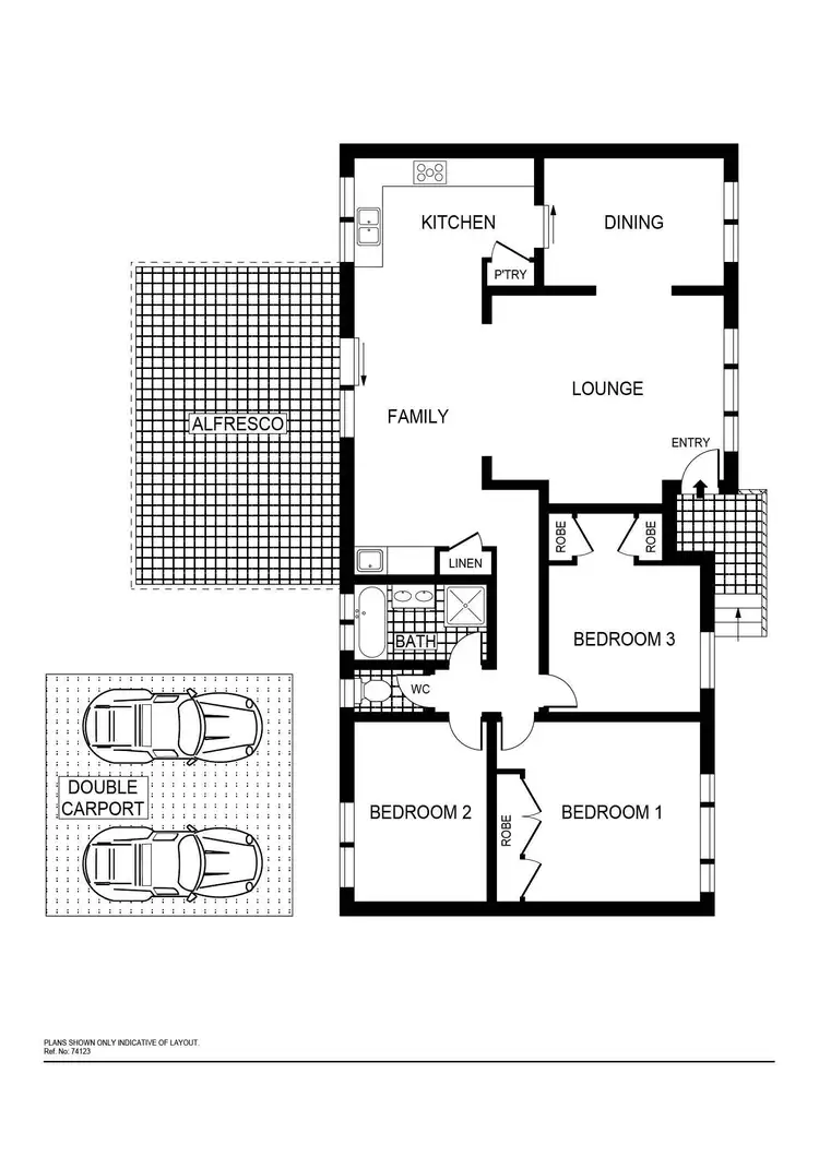 Floorplan of Homely house listing, 81 Summerland Circuit, Kambah ACT 2902