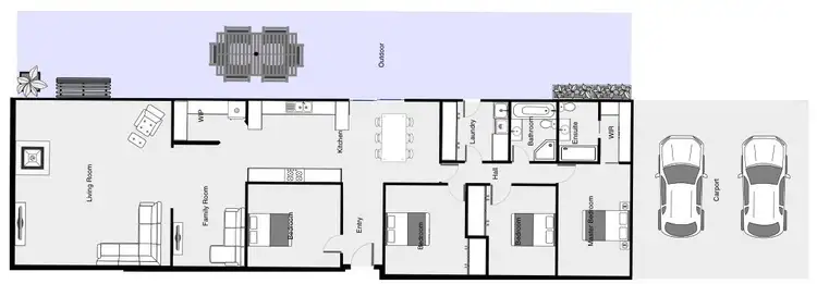 Floorplan of Homely house listing, 490 Cureton Avenue, Nichols Point VIC 3501