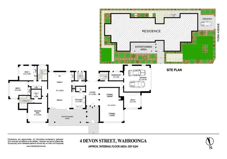 Floorplan of Homely house listing, 4 Devon Street, Wahroonga NSW 2076