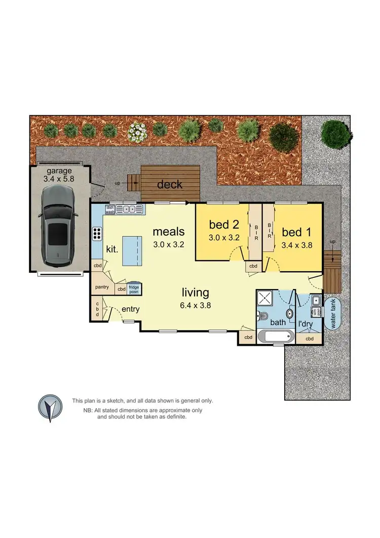 Floorplan of Homely unit listing, 12A Merrilong Street, Ringwood East VIC 3135