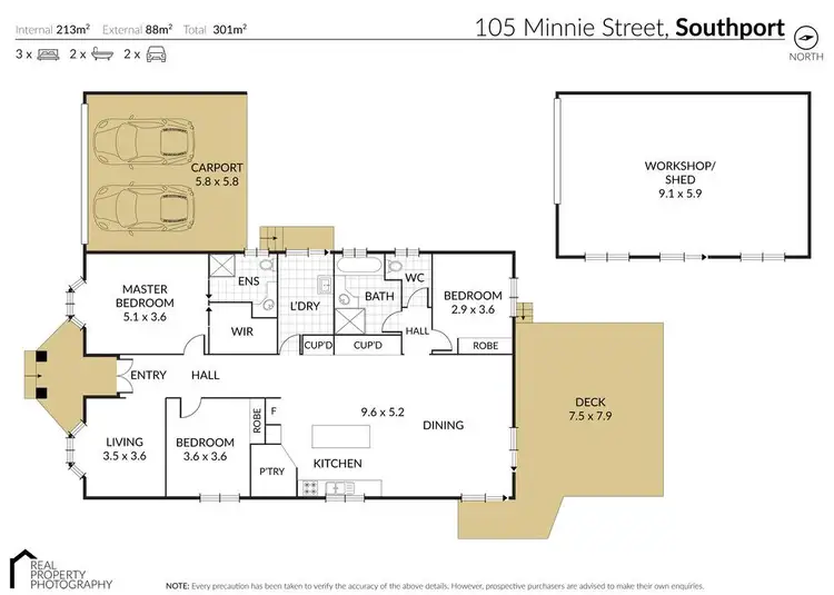 Floorplan of Homely house listing, 105 Minnie Street, Southport QLD 4215
