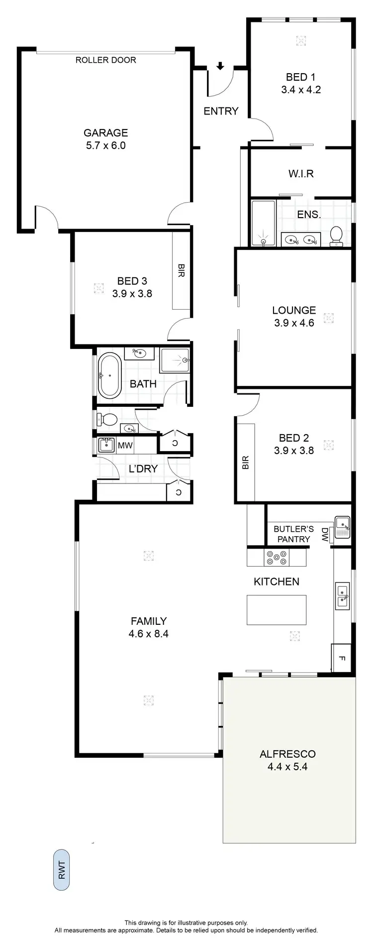 Floorplan of Homely house listing, 45 Wheaton Road, Melrose Park SA 5039