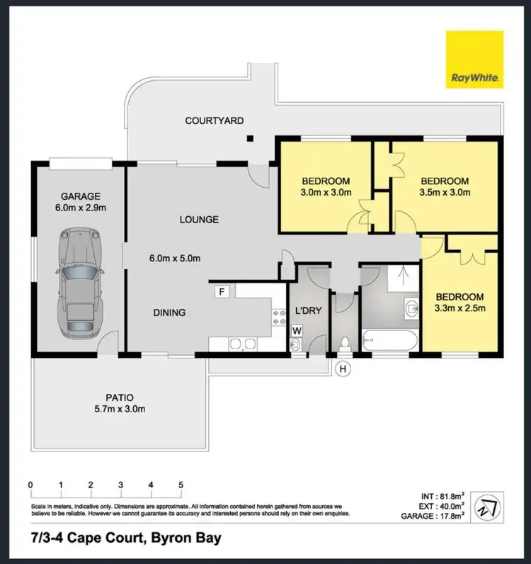 Floorplan of Homely house listing, 7/3-4 Cape Court, Byron Bay NSW 2481