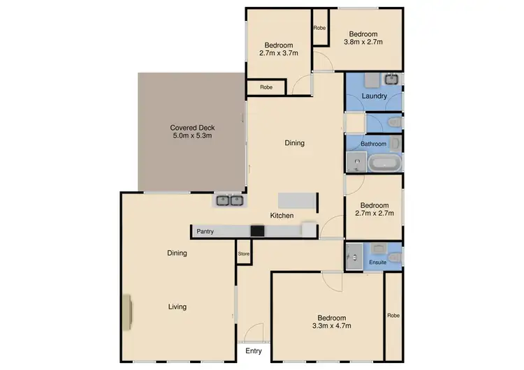 Floorplan of Homely house listing, 38 Dafydd Street, Cowes VIC 3922