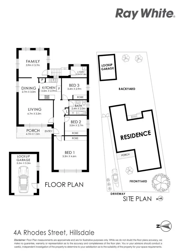 Floorplan of Homely house listing, 4a Rhodes Street, Hillsdale NSW 2036