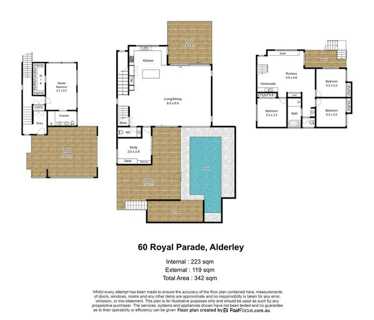 Floorplan of Homely house listing, 60 Royal Parade, Alderley QLD 4051