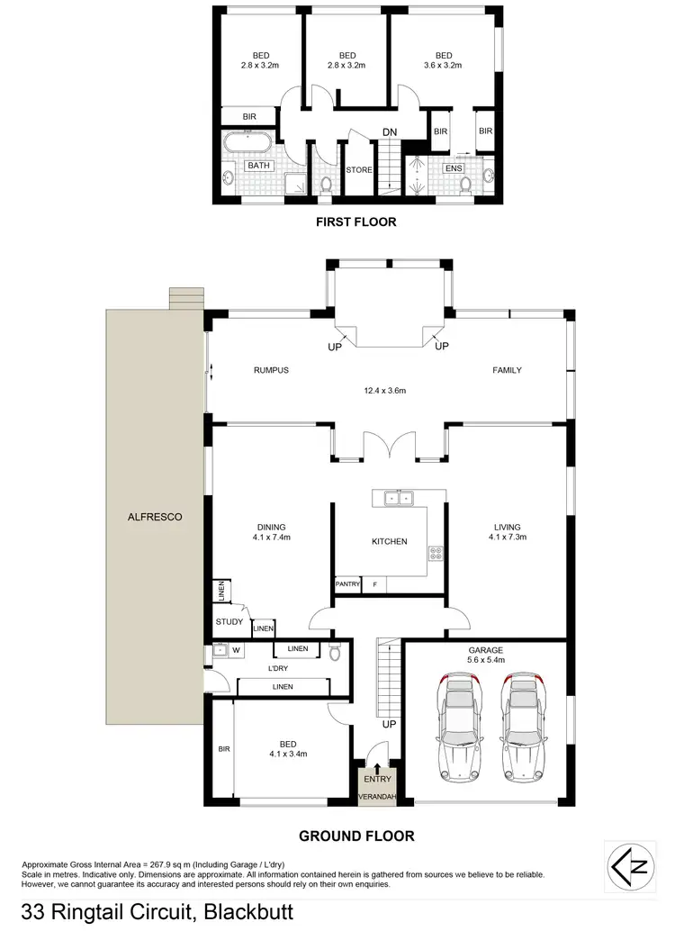 Floorplan of Homely house listing, 33 Ringtail Circuit, Blackbutt NSW 2529