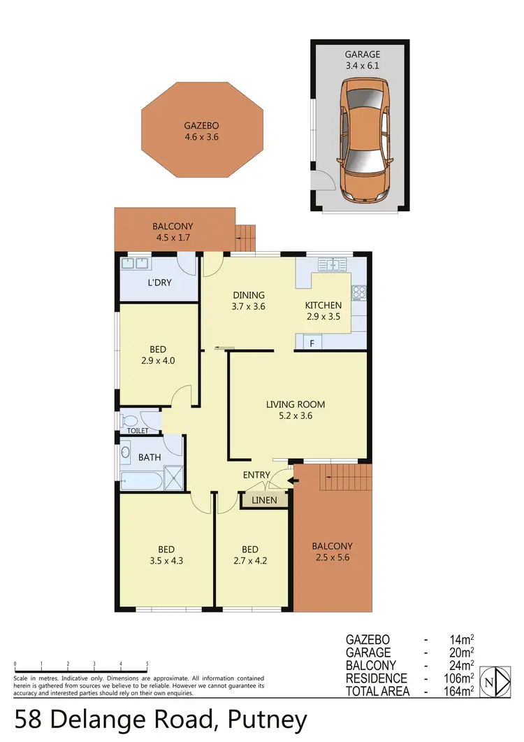 Floorplan of Homely house listing, 58 Delange Road, Putney NSW 2112