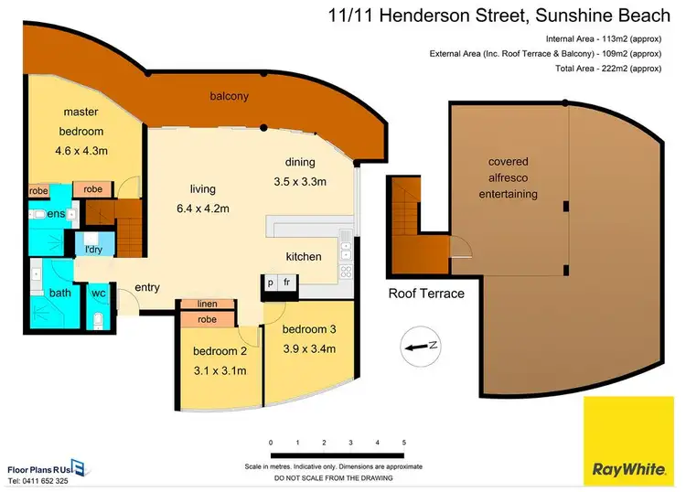 Floorplan of Homely unit listing, 11/11 Henderson Street, Sunshine Beach QLD 4567