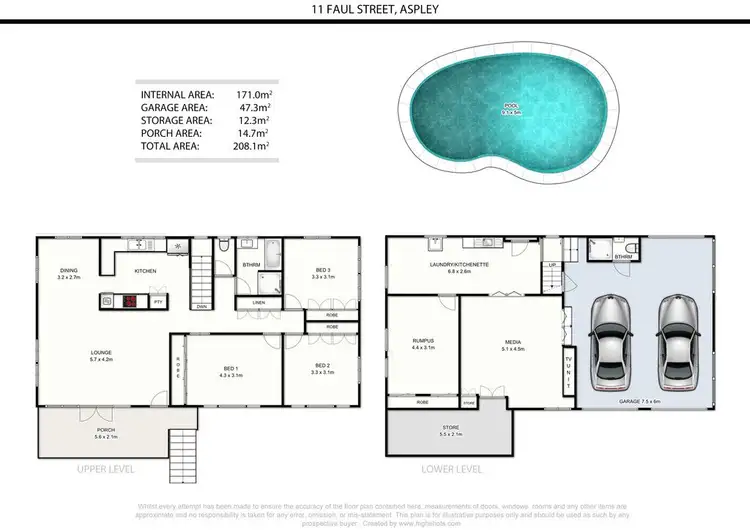 Floorplan of Homely house listing, 11 Faul Street, Aspley QLD 4034