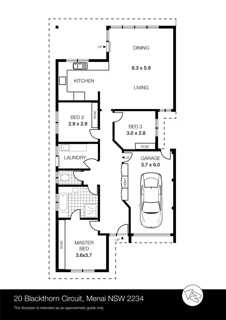 Floorplan of Homely house listing, 20 Blackthorn Circuit, Menai NSW 2234