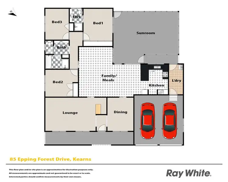Floorplan of Homely house listing, 85 Epping Forest Drive, Kearns NSW 2558