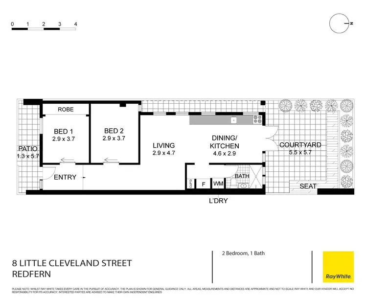Floorplan of Homely house listing, 8 Little Cleveland Street, Redfern NSW 2016
