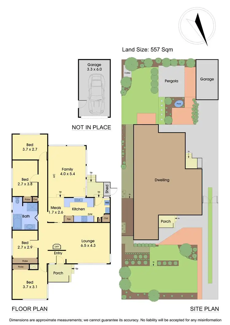 Floorplan of Homely house listing, 11 Orana Drive, Watsonia VIC 3087