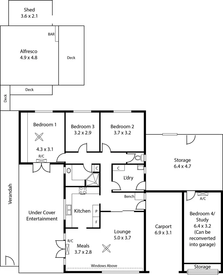 Floorplan of Homely house listing, 62 Rutland Avenue, Lockleys SA 5032