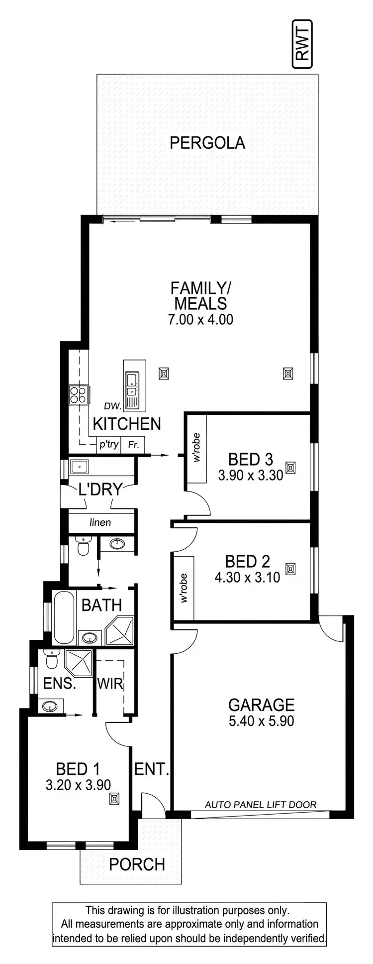 Floorplan of Homely house listing, 2A Edwards Avenue, Park Holme SA 5043