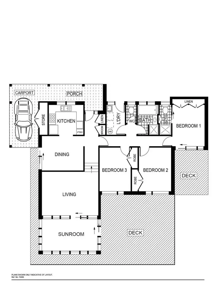 Floorplan of Homely house listing, 5 Teague Street, Cook ACT 2614