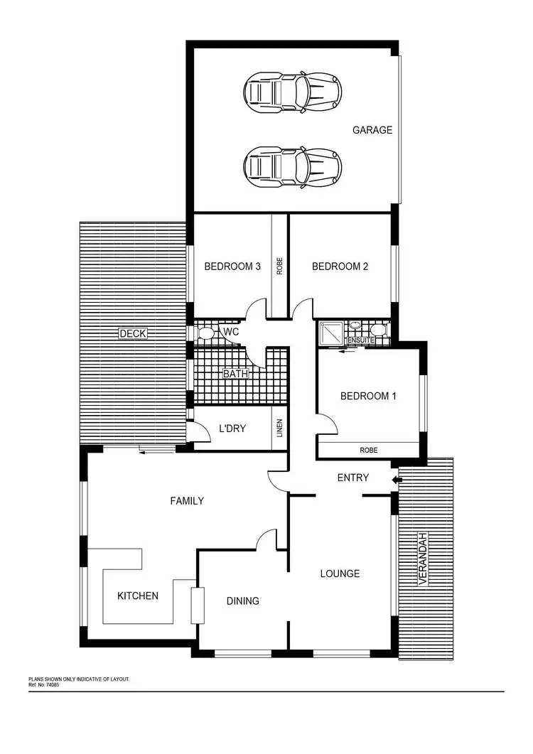 Floorplan of Homely house listing, 1 Willis Street, Evatt ACT 2617