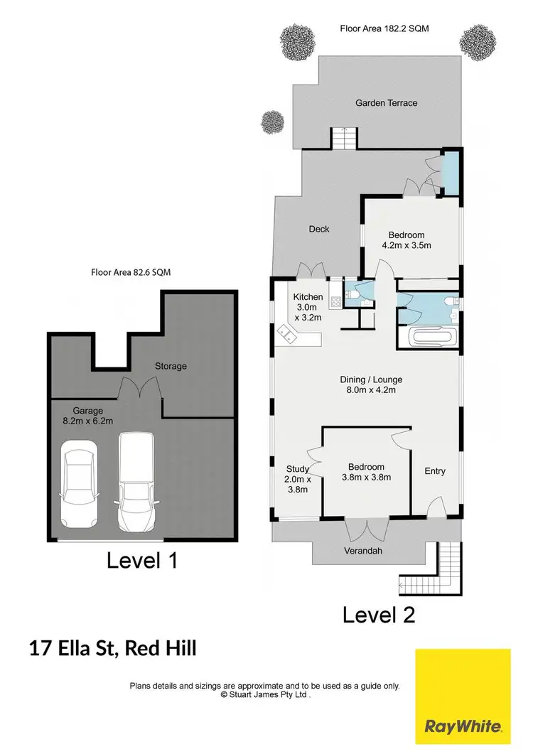 Floorplan of Homely house listing, 17 Ella Street, Red Hill QLD 4059