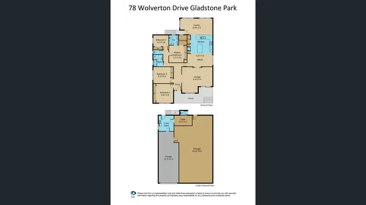 Floorplan of Homely house listing, 78 Wolverton Drive, Gladstone Park VIC 3043