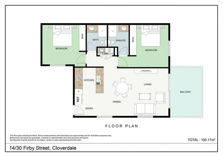 Floorplan of Homely apartment listing, 5/30 Firby Street, Cloverdale WA 6105