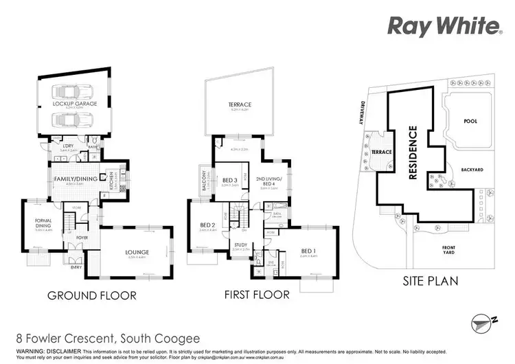 Floorplan of Homely house listing, 8 Fowler Crescent, South Coogee NSW 2034