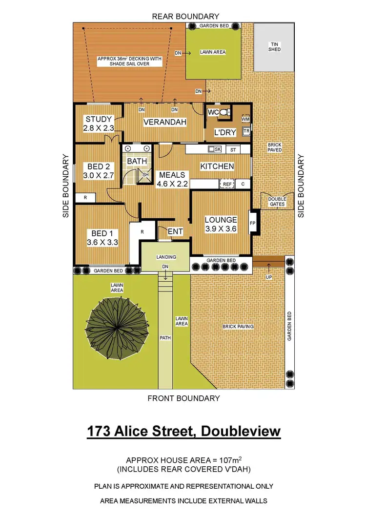 Floorplan of Homely house listing, 173 Alice Street, Doubleview WA 6018