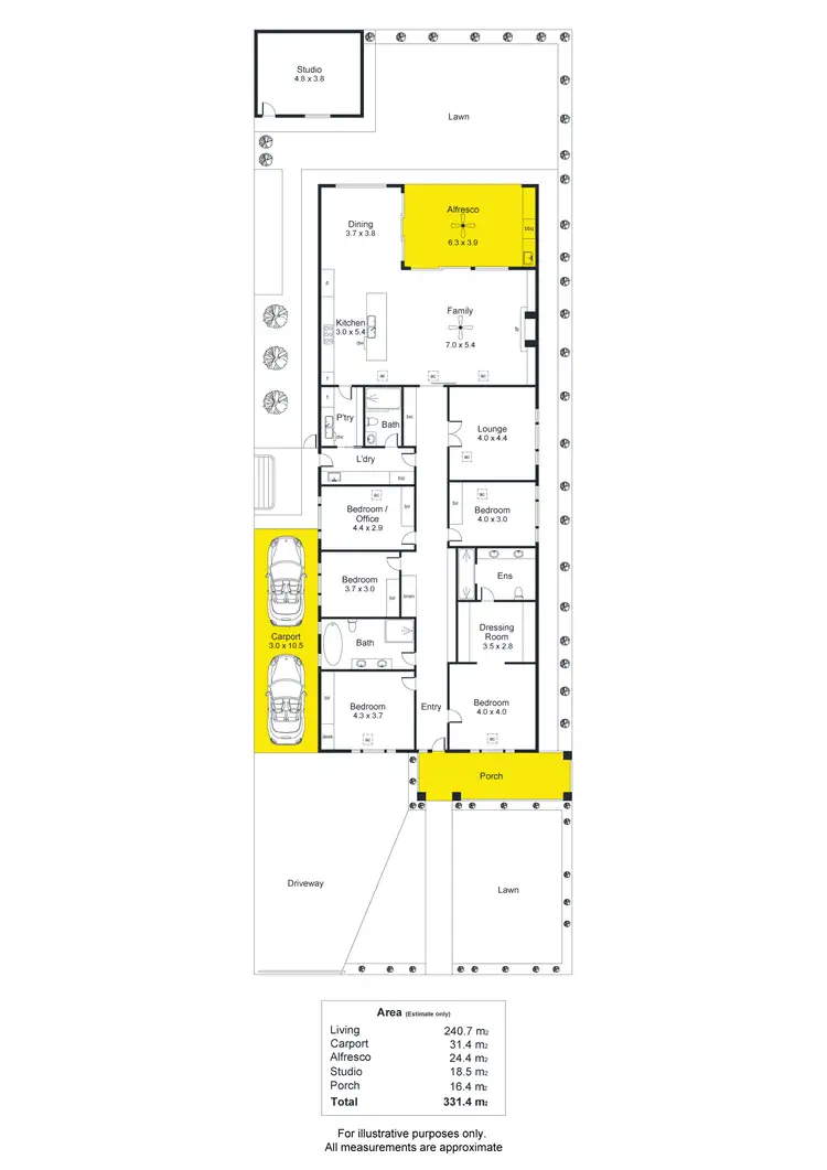 Floorplan of Homely house listing, 13 Lapthorne Street, Glenelg East SA 5045