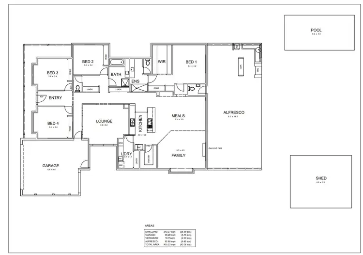 Floorplan of Homely house listing, 9 Senator Drive, Benalla VIC 3672