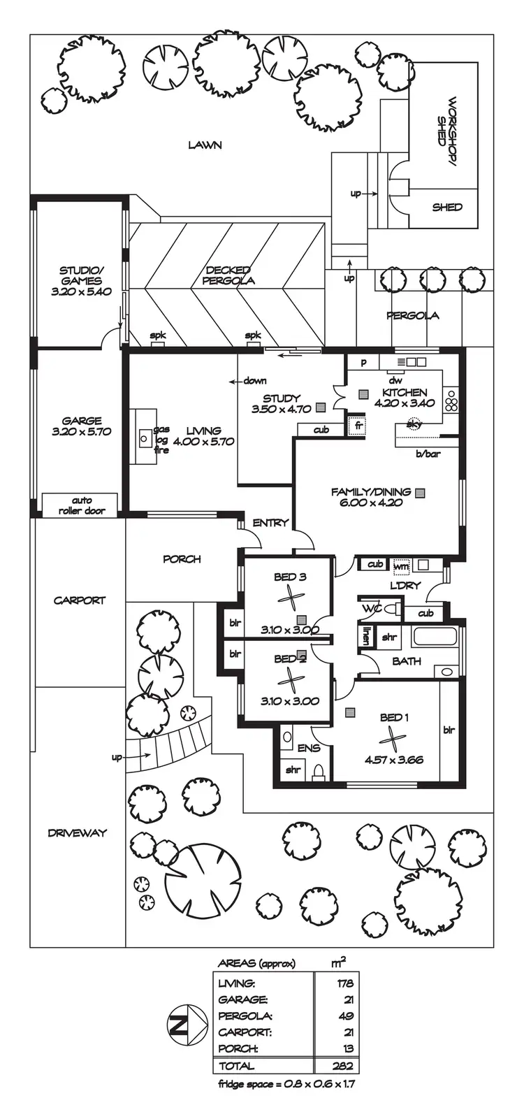 Floorplan of Homely house listing, 8 Von Nida Street, Fairview Park SA 5126