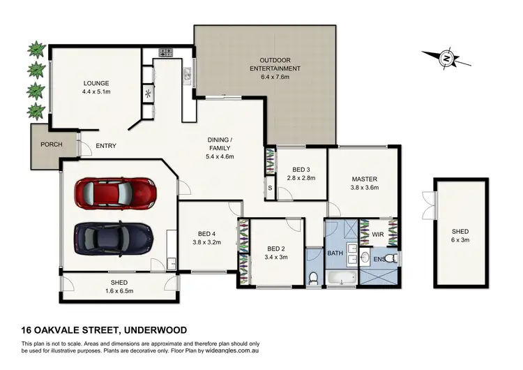 Floorplan of Homely house listing, 16 Oakvale Street, Underwood QLD 4119