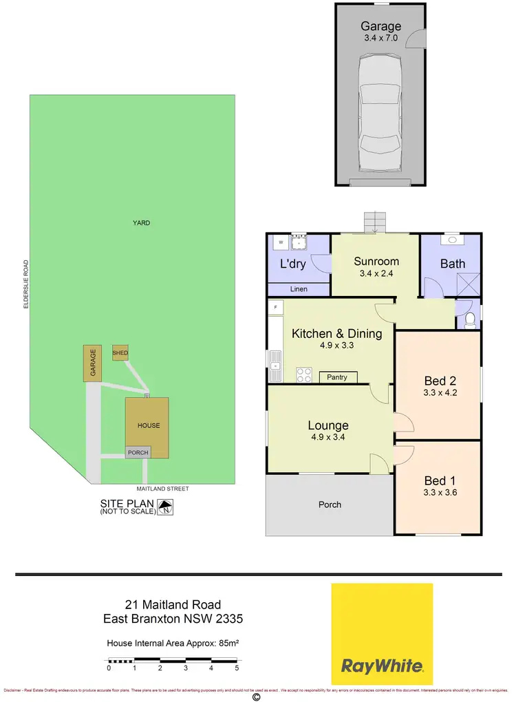 Floorplan of Homely house listing, 21 Maitland Street, East Branxton NSW 2335