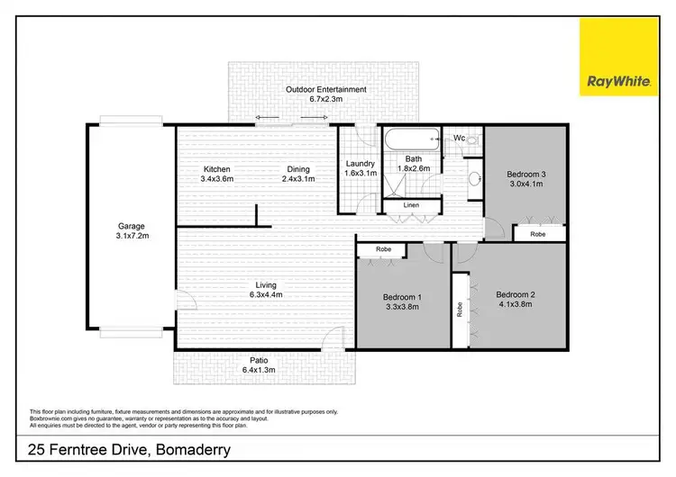 Floorplan of Homely house listing, 25 Ferntree Drive, Bomaderry NSW 2541