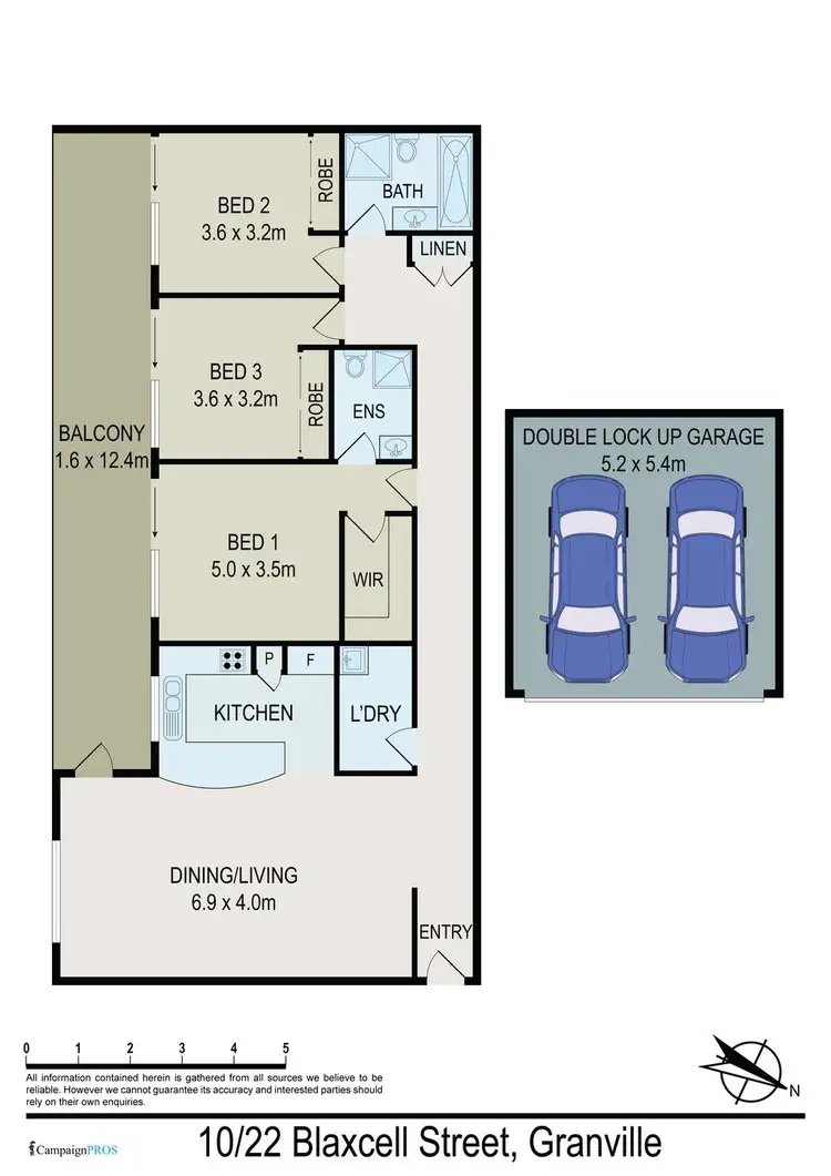 Floorplan of Homely apartment listing, 10/22 Blaxcell Street, Granville NSW 2142